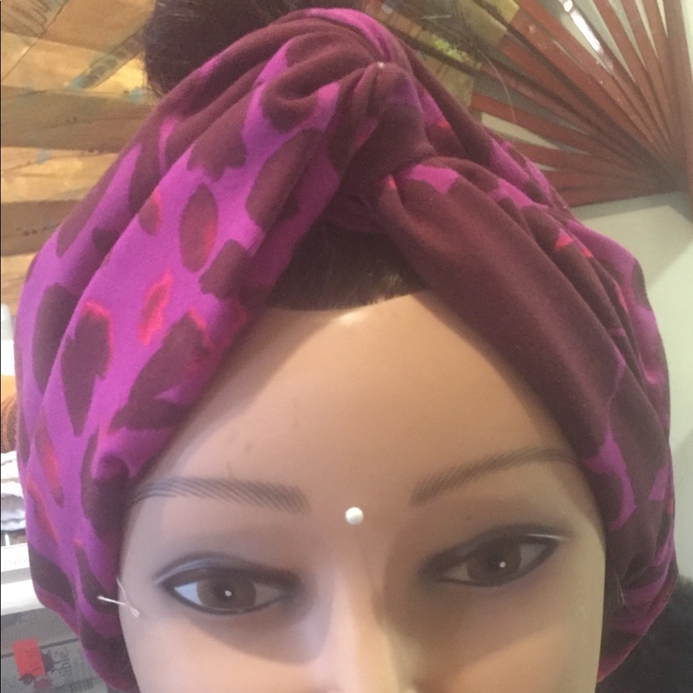 Custom turban head wraps